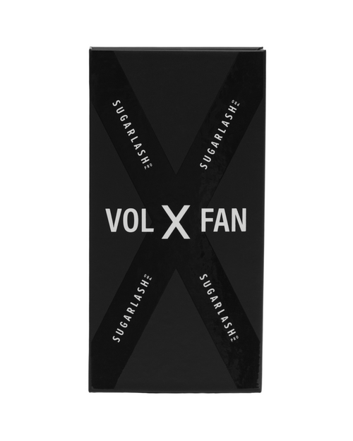 A tray of VOL-X Loose Pre-made Lash Extensions Fans.