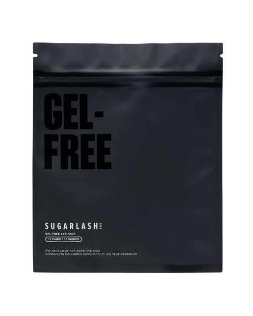 A Gel Free Eye Pads black resealable bag.