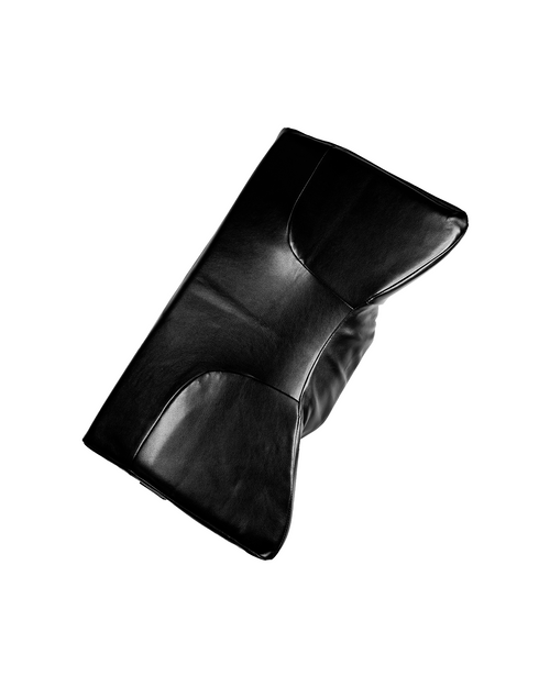 Ergonomic Lash Extensions Pillow with a Faux Leather Cover