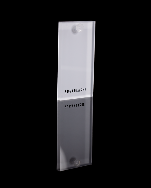 Eyelash Extensions Tile with Volume Cup Insert with its reflection underneath.