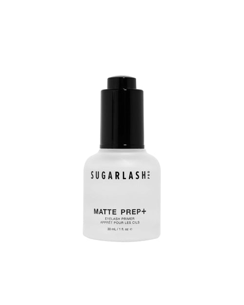 Bottle of Matte Prep+ mattifying eyelash primer.